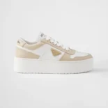 Prada Women Downtown Bold Leather Sneakers 1E792M3LPGF0P09F050