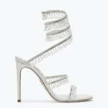 Rene Caovilla Women Chandelier Ivory Sandal 105 C10182105R001CYTS