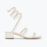 Rene Caovilla Women Chandelier Ivory Sandal 40 C10182040R001CYTS