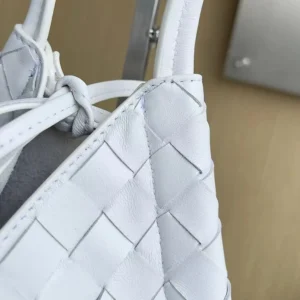 Bottega Veneta Women Small Solstice Shoulder Bag-White