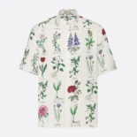 Dior Men Herbarium Illustration Short-Sleeved Shirt