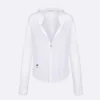 Dior Women Blouse White Cotton Poplin 451B72A3356_X0100 11 Dior Women Blouse White Cotton Poplin 451B72A3356_X0100