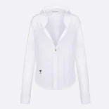 Dior Women Blouse White Cotton Poplin 451B72A3356_X0100