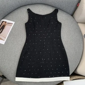 Miu Miu Women Sequined Bouclé Mini-dress MF5216_135O_F0002_S_OOO