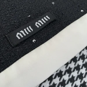 Miu Miu Women Sequined Bouclé Mini-dress MF5216_135O_F0002_S_OOO