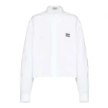 Miu Miu Women Striped Cotton Shirt MK1659_14BC_F0X24_S_OOO