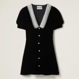 Miu Miu Women Velvet Minidress MF5217_10BA_F0002_S_OOO