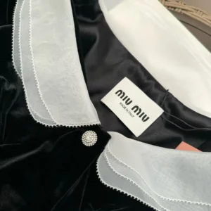 Miu Miu Women Velvet Minidress MF5217_10BA_F0002_S_OOO