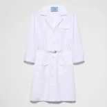 Prada Women Poplin Mini-dress P3N15E_1XV2_F0009_S_OOO