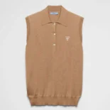Prada Women Sleeveless Silk Polo Shirt P29B36_15EY_F0040_S_OOO