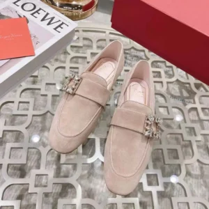 Roger Vivier Women Mini Broche Vivier Strass Buckle Babies Ballerinas