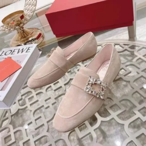 Roger Vivier Women Mini Broche Vivier Strass Buckle Babies Ballerinas