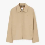 Burberry Men Gabardine Harrington Jacket 80710571