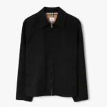 Burberry Men Gabardine Harrington Jacket-Black 80710561Burberry Men Gabardine Harrington Jacket-Black 80710561
