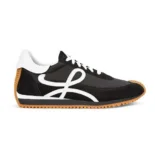 Loewe Unisex Flow Runner in Nylon and Suede-Black L815282X88