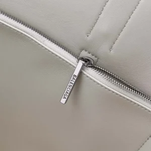 Balenciaga Women Bel Air Medium Carry All Bag in Soya Smooth Calfskin 8054812ABAW9723