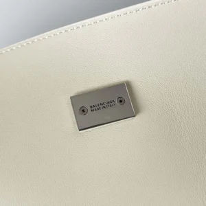 Balenciaga Women Bel Air Medium Carry All Bag in Soya Smooth Calfskin 8054812ABAW9723