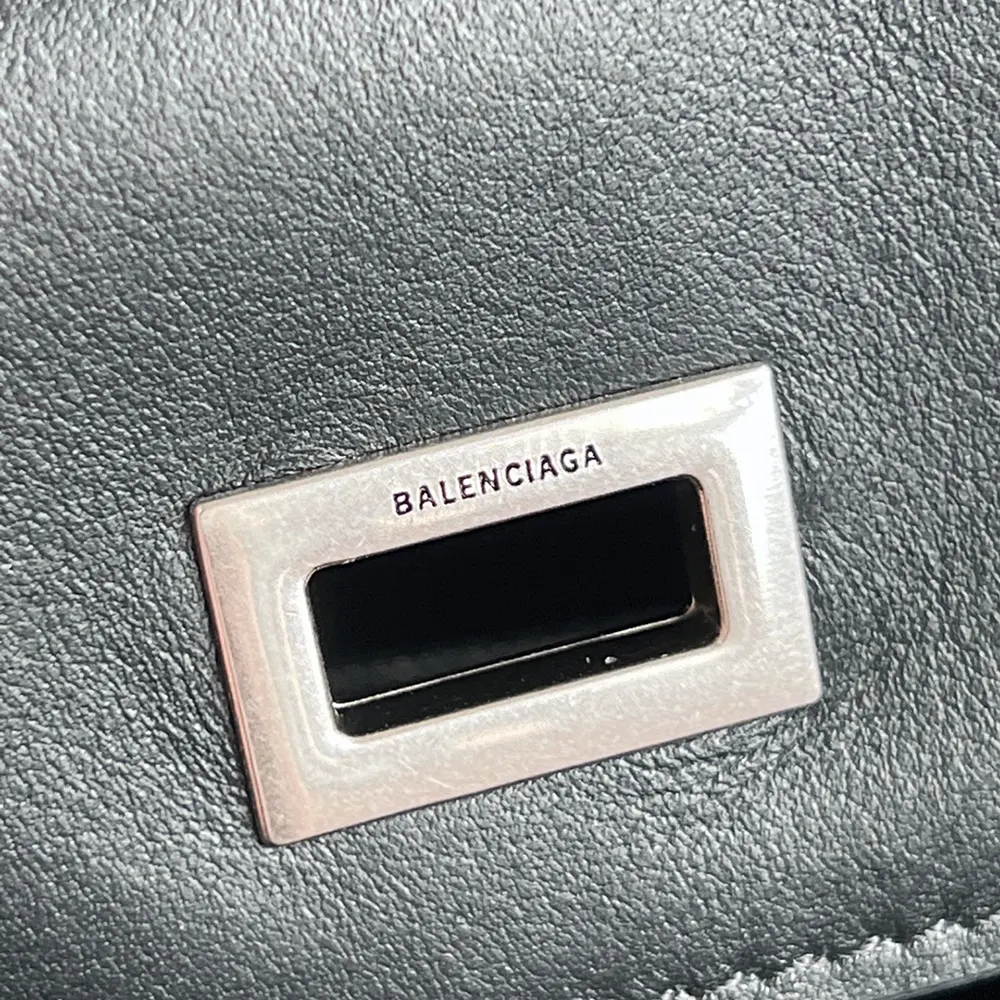 Balenciaga Women Rodeo Medium Handbag in Black Smooth Calfskin-Silver 10 Balenciaga Women Rodeo Medium Handbag in Black Smooth Calfskin-Silver