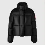 Canada Goose Men Cypress Cropped Puffer in Recycled Feather-Light Ripstop Shiny-Black