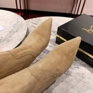 Christian Louboutin Women Santigag 85 mm Low Boots Veau Velours