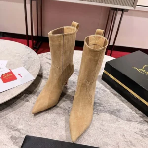 Christian Louboutin Women Santigag 85 mm Low Boots Veau Velours