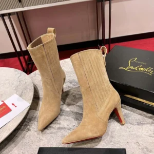 Christian Louboutin Women Santigag 85 mm Low Boots Veau Velours