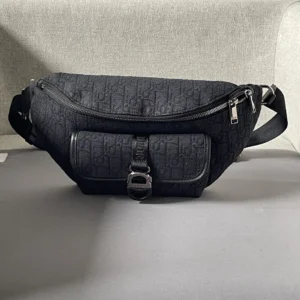 Dior Men Dior 8 Belt Bag Black Dior Oblique Jacquard