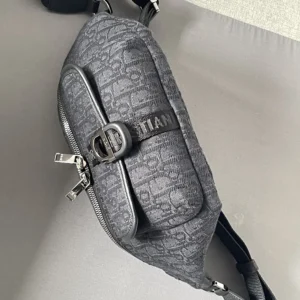 Dior Men Dior 8 Belt Bag Black Dior Oblique Jacquard