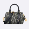 Dior Unisex Dior Groove 20 Bag Blue Dior Oblique Jacquard