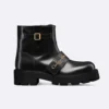 Dior Women D-Quest Ankle Boot Black Calfskin