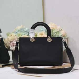 Dior Women Medium Lady D-Sire My ABCDior Bag Black Taurillon LeatherDior Women Medium Lady D-Sire My ABCDior Bag Black Taurillon Leather