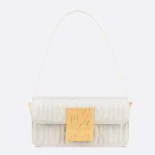 Dior Women Miss Dior Flap Bag Latte Quilted Miss Dior Allover Calfskin