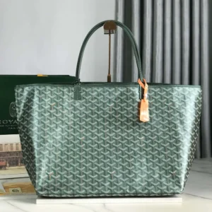 Goyard Unisex Saint Louis GM bag-Pearly Green STLCROGMLTY90CL90P