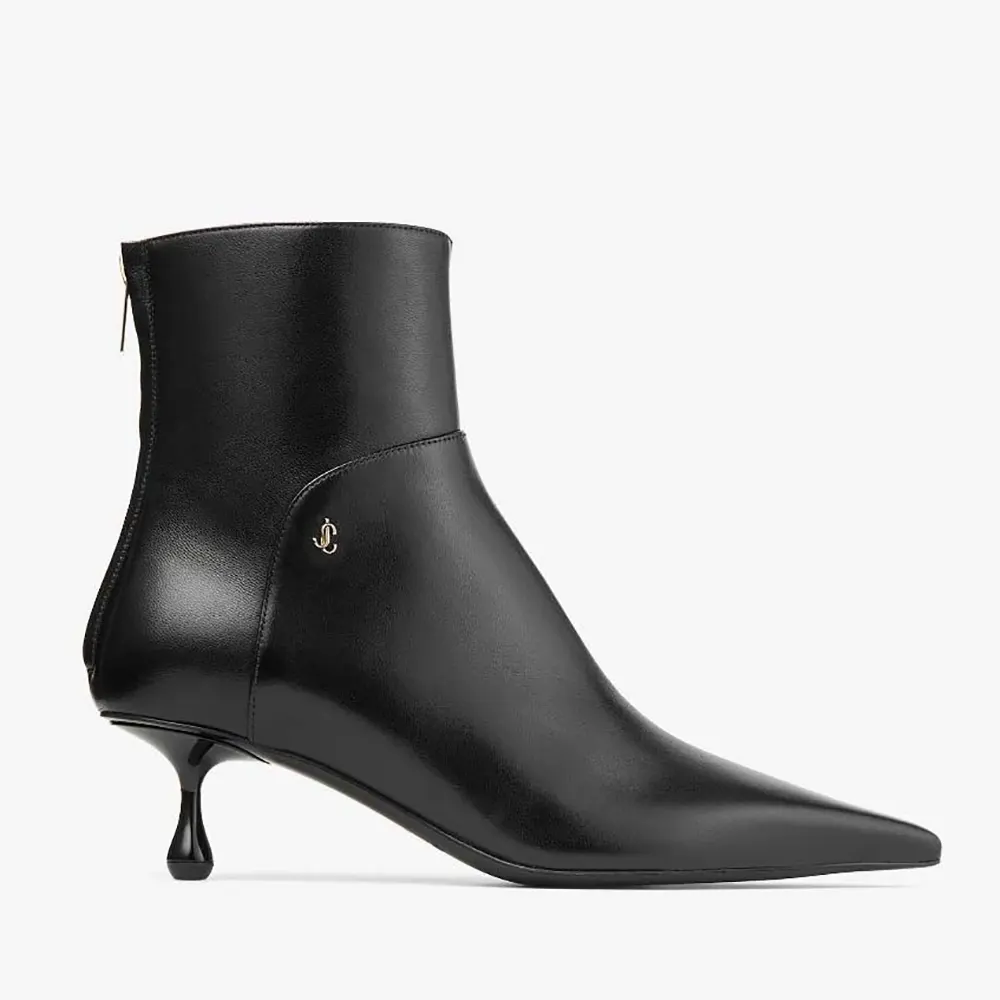 Jimmy Choo Women Cycas Ankle Boot 50 Black Nappa Leather Ankle Boots 1 Jimmy Choo Women Cycas Ankle Boot 50 Black Nappa Leather Ankle Boots