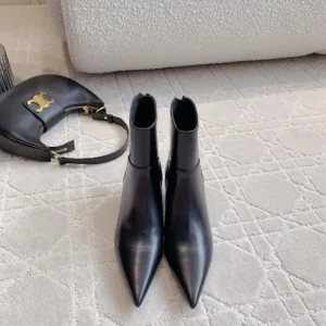 Jimmy Choo Women Cycas Ankle Boot 50 Black Nappa Leather Ankle Boots