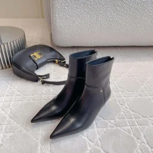 Jimmy Choo Women Cycas Ankle Boot 50 Black Nappa Leather Ankle Boots
