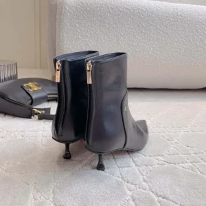 Jimmy Choo Women Cycas Ankle Boot 50 Black Nappa Leather Ankle Boots