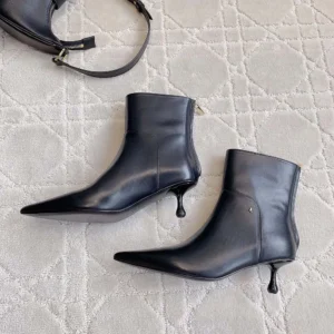 Jimmy Choo Women Cycas Ankle Boot 50 Black Nappa Leather Ankle Boots