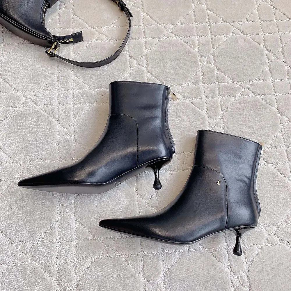 Jimmy Choo Women Cycas Ankle Boot 50 Black Nappa Leather Ankle Boots 6 Jimmy Choo Women Cycas Ankle Boot 50 Black Nappa Leather Ankle Boots