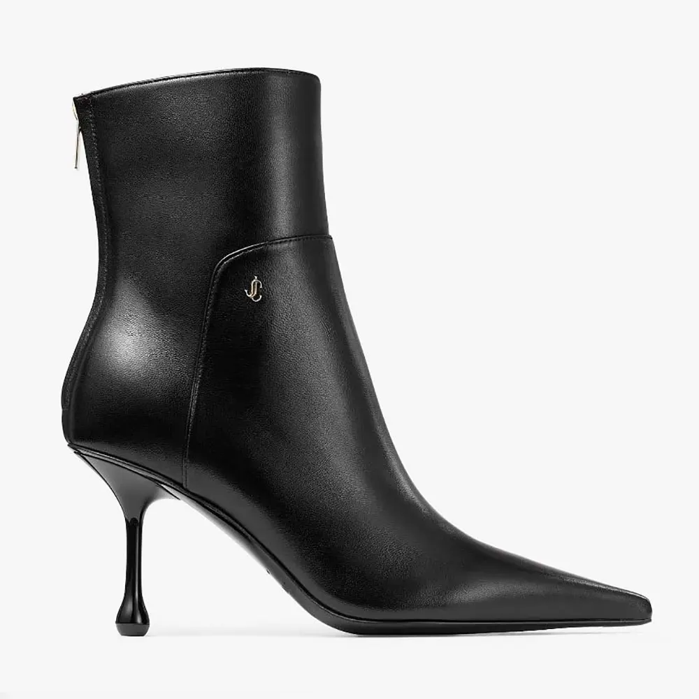 Jimmy Choo Women Cycas Ankle Boot 80 Black Nappa Leather Ankle Boots 1 Jimmy Choo Women Cycas Ankle Boot 80 Black Nappa Leather Ankle Boots