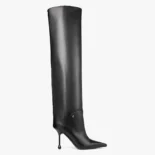 Jimmy Choo Women Cycas Knee Boot 95 Black Nappa Leather Knee-High Boots
