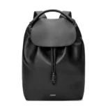 Loewe Unisex Flamenco Backpack in Shiny Supple Calfskin-Black