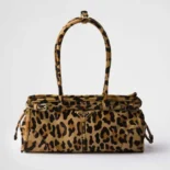 Prada Women Medium Printed Leather Handbag 1BA426