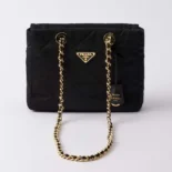 Prada Women Re-Edition 1995 Chaîne Re-Nylon Tote Bag-Black