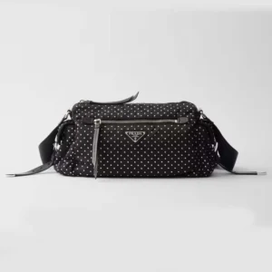 Prada Women Re-Nylon Bag with Studs 1BC2362HGV