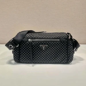 Prada Women Re-Nylon Bag with Studs 1BC2362HGV