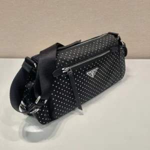 Prada Women Re-Nylon Bag with Studs 1BC2362HGV