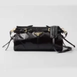 Prada Women Small leather shoulder bag-Black 1BH2152CYR