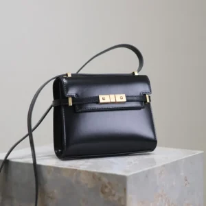 Saint Laurent YSL Women Mini Manhattan in Box Saint Laurent-Black
