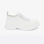 Alexander Mcqueen Unisex Tread Slick Lace Up in White